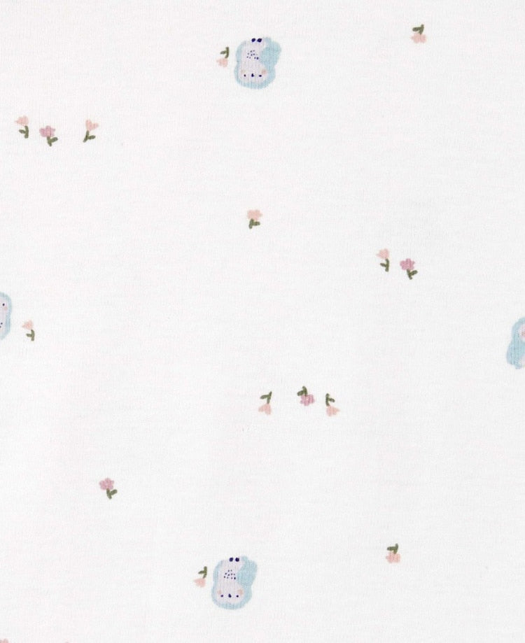 Kit body bebê 5 peças manga curta coruja floral multicor | Carter's - Imagem 5