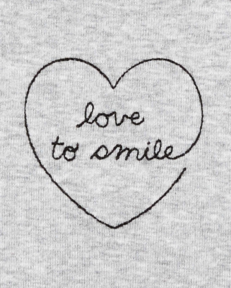 Enxoval bebê conjunto longo 7 peças floral e love multicor - Imagem 4