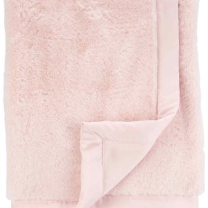Cobertor bebê fleece rosa