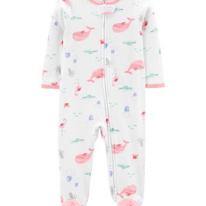 Macacão bebê baleia e jacaré branco | Carter's