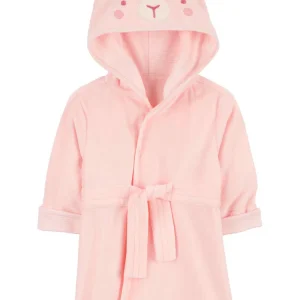 Roupão de banho bebê bichinho rosa | Carter's