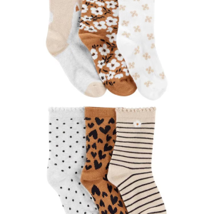 Kit meia infantil 6 pares estampado multicor |