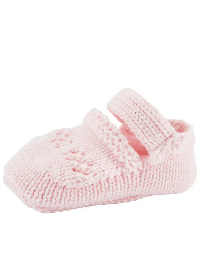 Pantufa bebê de tricot rosa | Carter's - Imagem 2