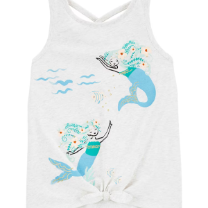 Regata infantil com amarração sereia cinza |