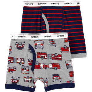 Kit Cueca Boxer Infantil 2 Peças Multicor Tam 2 a 7