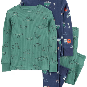 Pijama longo bebê 4 peças dinossauros multicor | Carter's