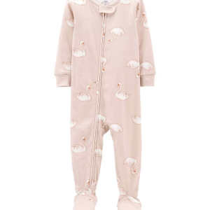 Macacão pijama infantil cisnei rosa |