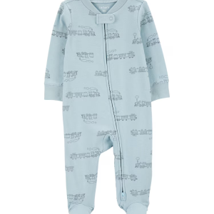 Macacão bebê trem azul | Carter's