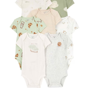 Kit body bebê 7 peças smart cookie multicor |