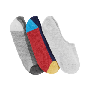 Kit meia infantil 3 pares cano curto mescla multicor |