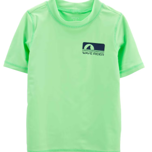 Camiseta praia infantil wave rider verde |
