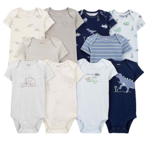 Enxoval bebê 10 peças dinossauros e elefantes multicor | Carter's