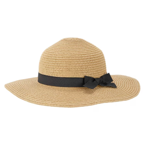 Chapéu de praia bebê com laço bege | Carter's